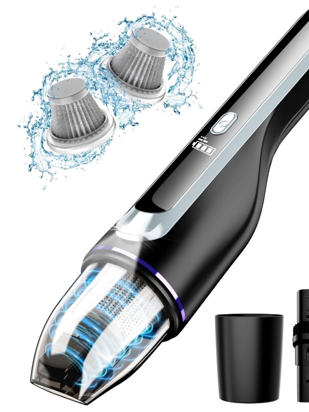 HANDHELD CAR VACUUM BRUSHLESS MOTOR VC021 - BLACK